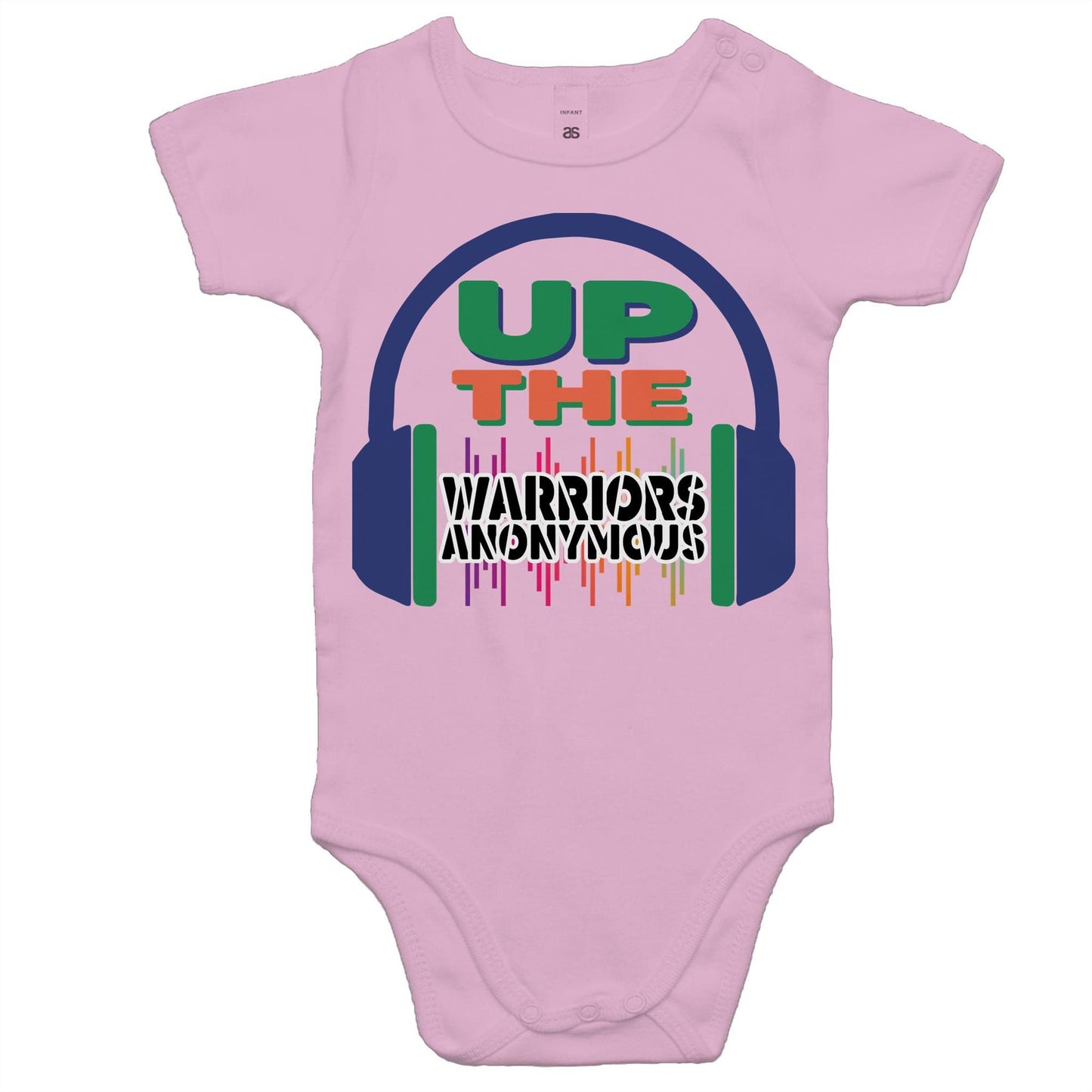'Up The Warriors Anonymous' Baby Onesie Romper