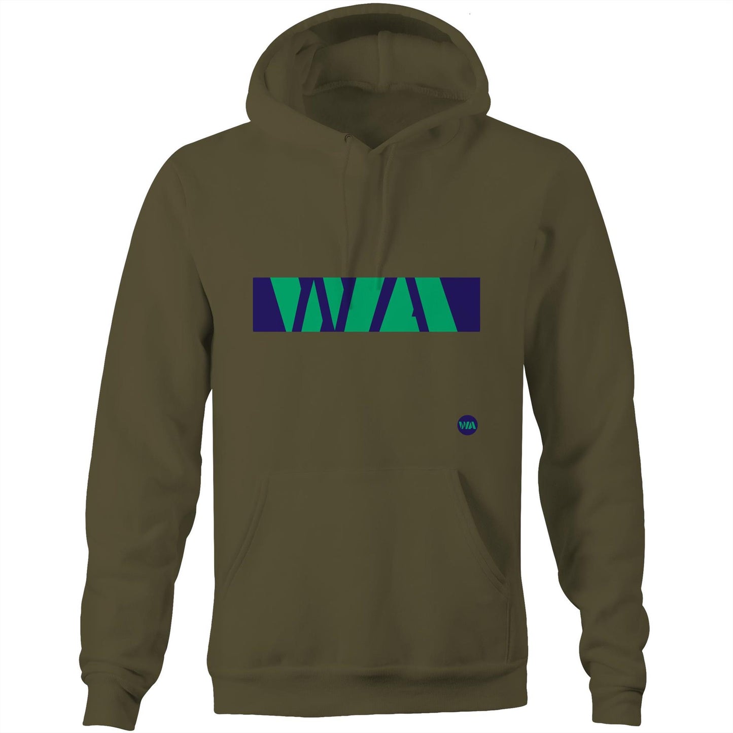 WA Stripe Pocket Hoodie