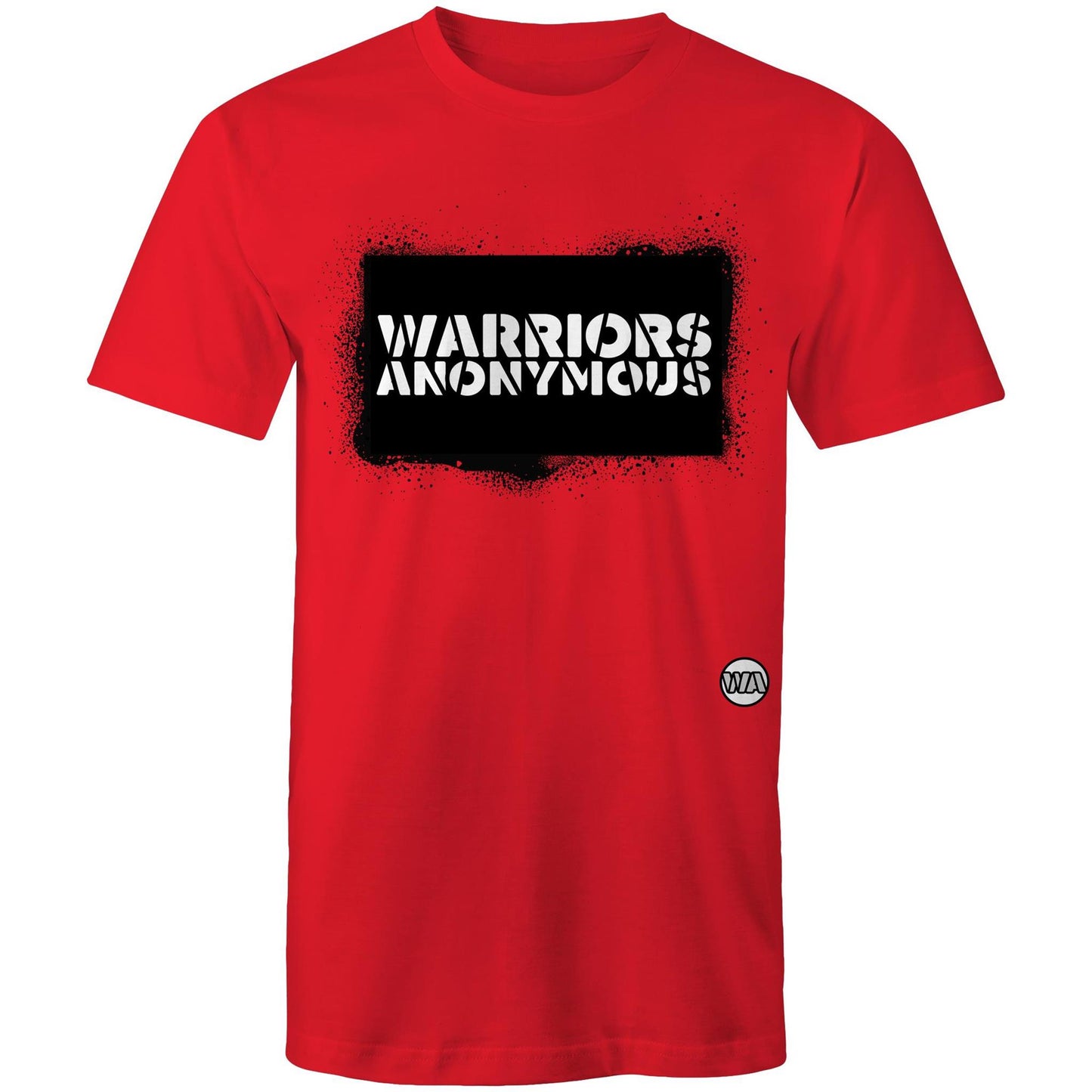 (Black) Spray Paint Mens Tee