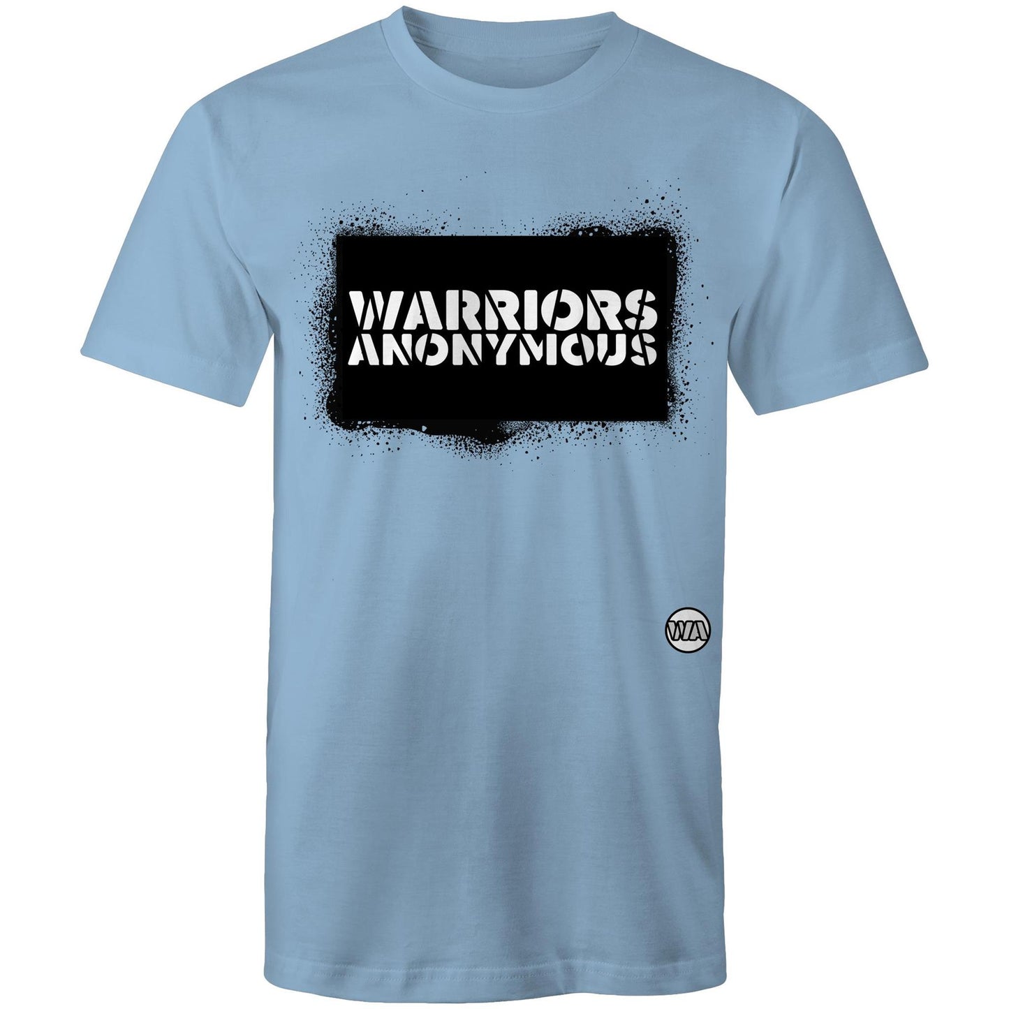 (Black) Spray Paint Mens Tee