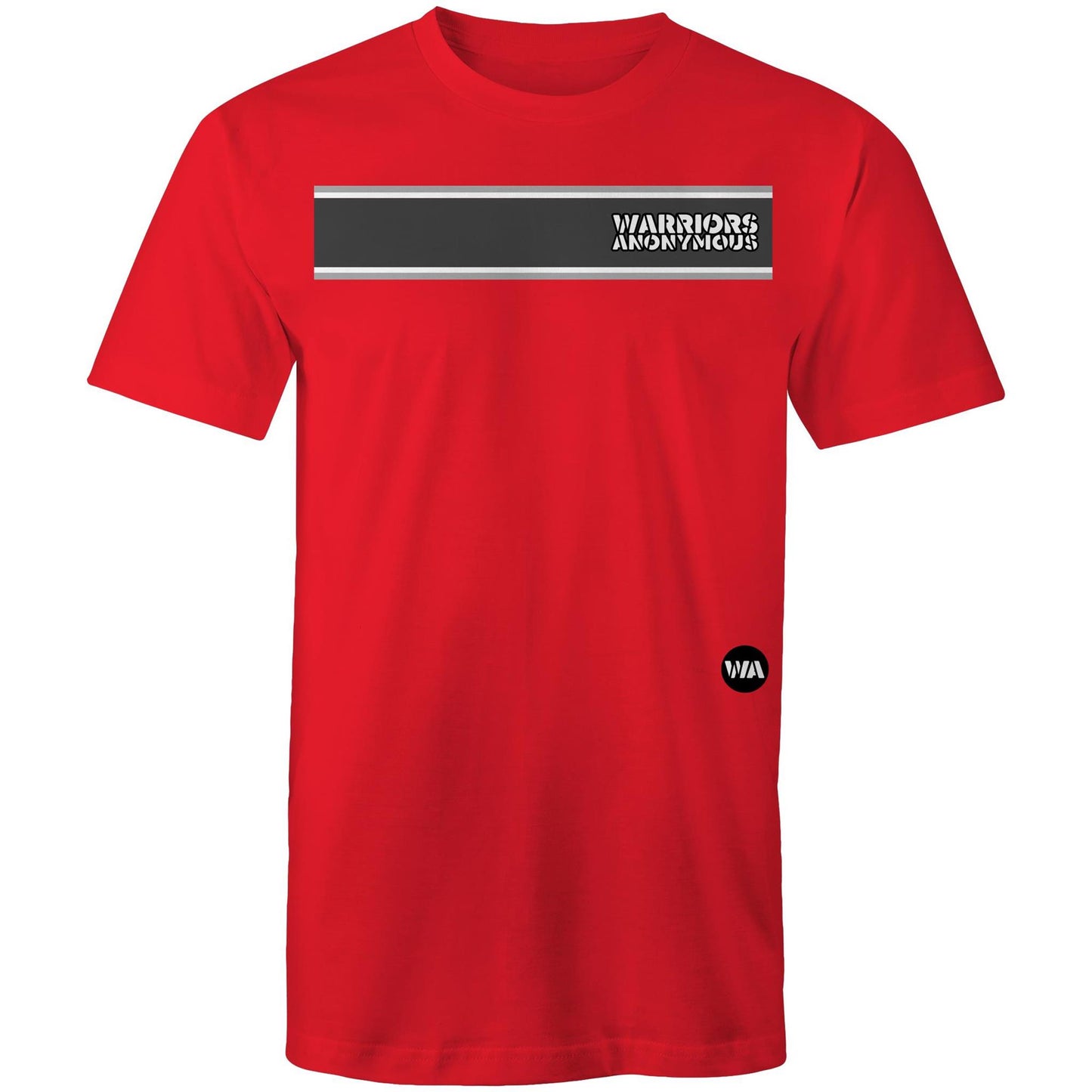 Warriors Anonymous Striped Men's Tee (light colours)