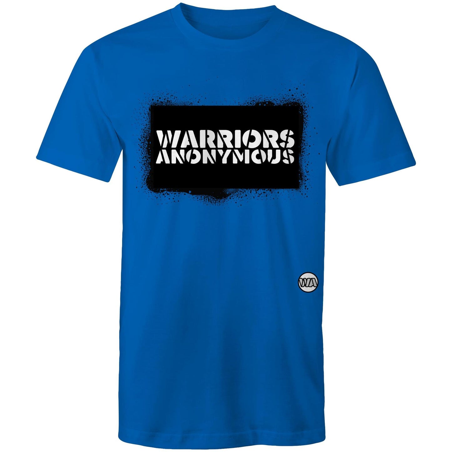 (Black) Spray Paint Mens Tee