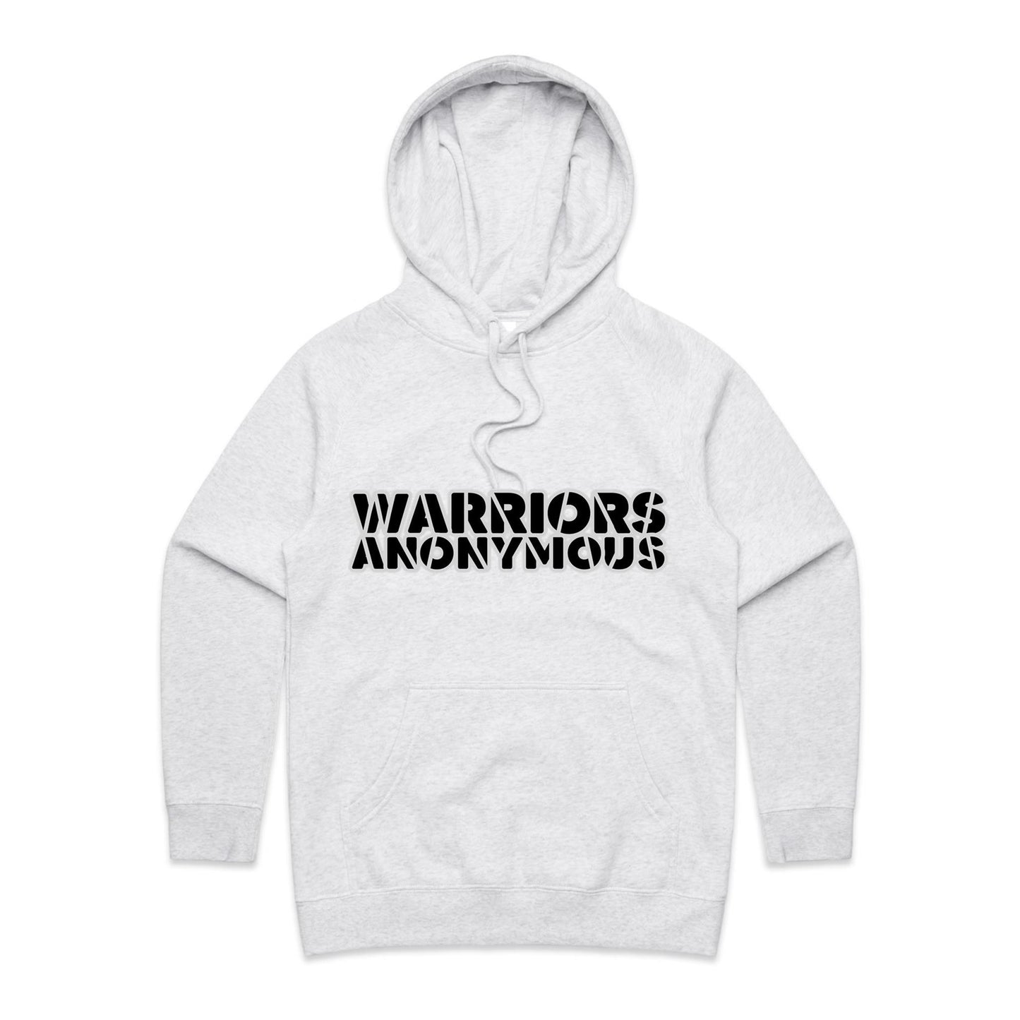 (Black) Warriors Anonymous Women's Hoodie