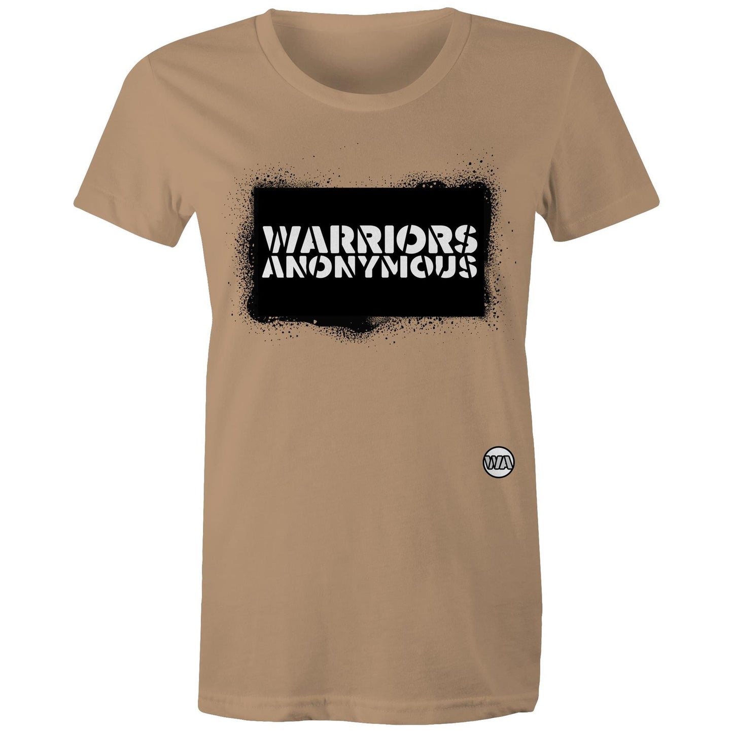 (Black) Spray Paint Women's Tee