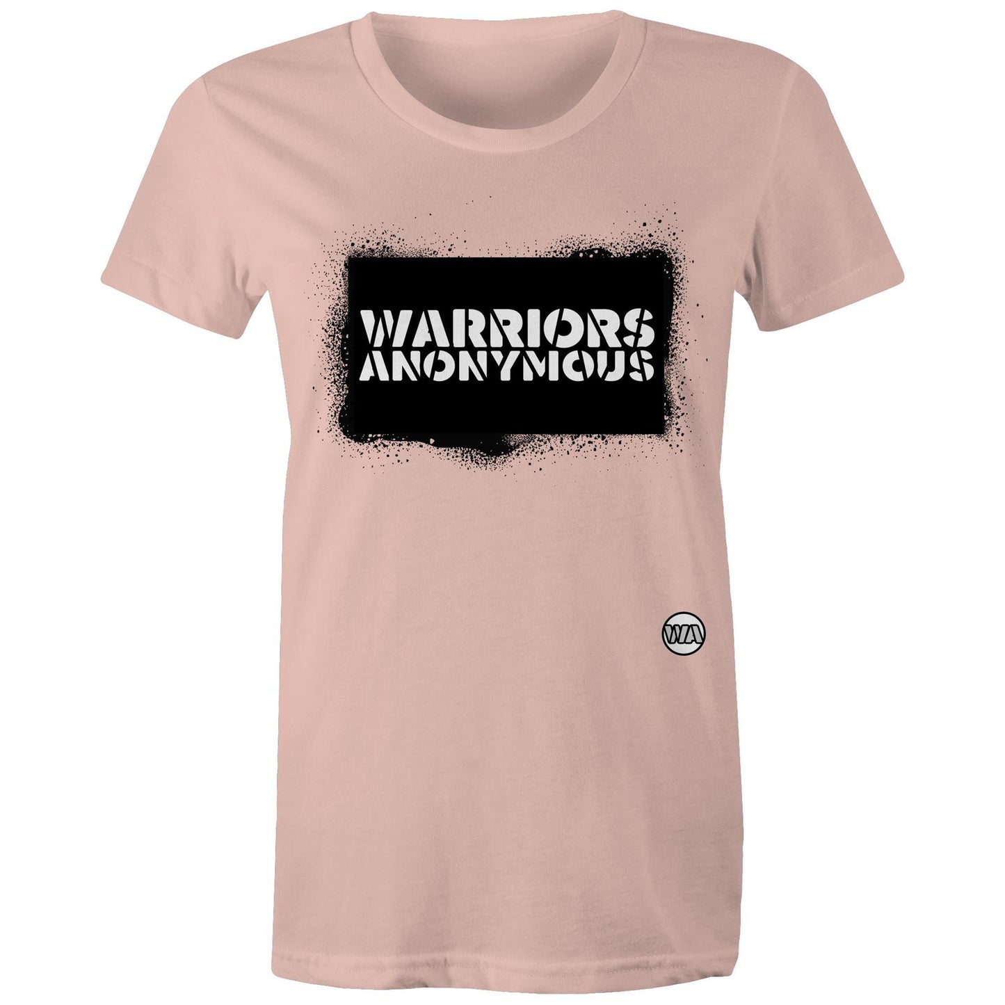 (Black) Spray Paint Women's Tee
