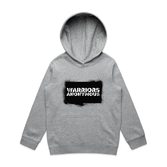 (Black) Spray Paint Youth Hoodie