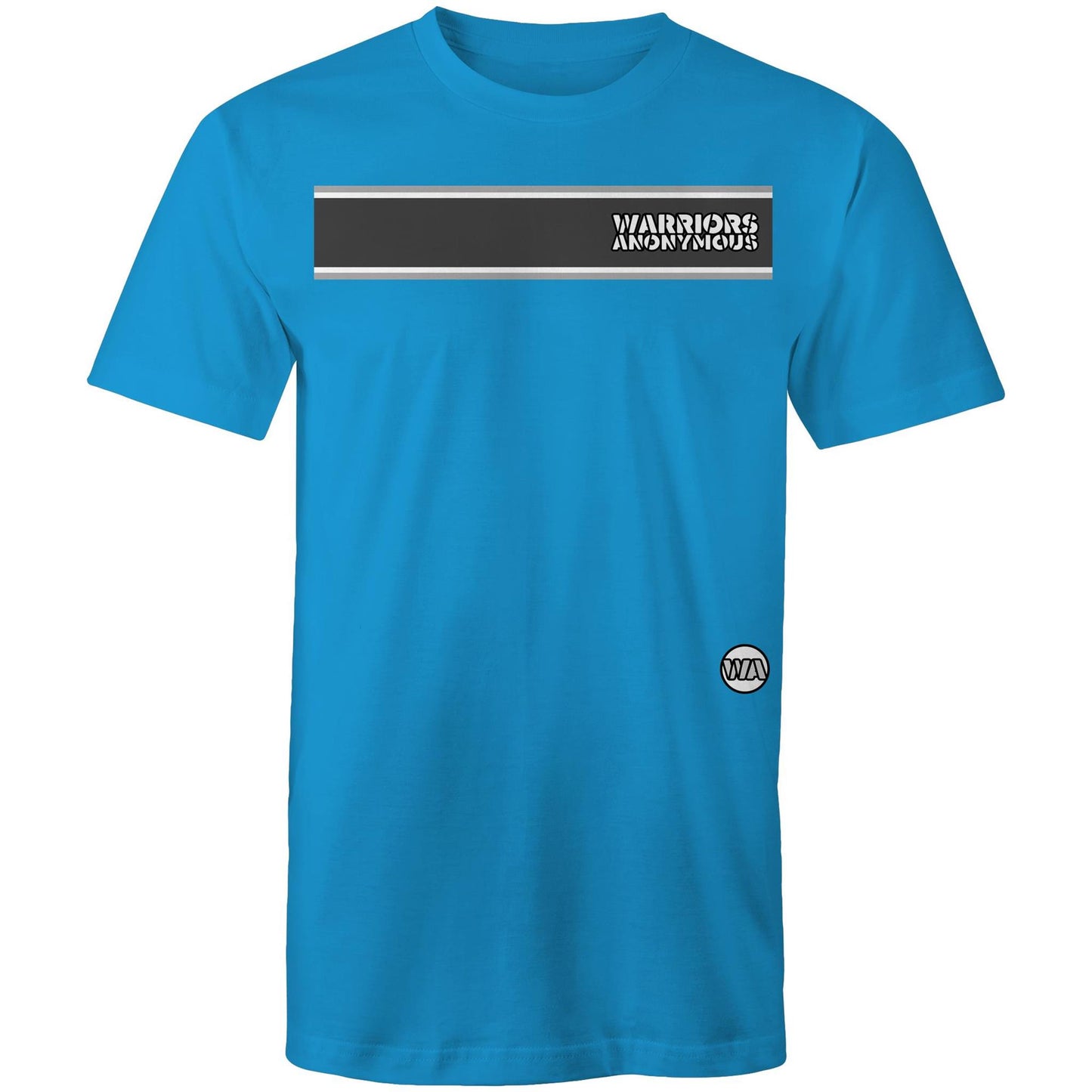 Warriors Anonymous Striped Men's Tee (dark colours)
