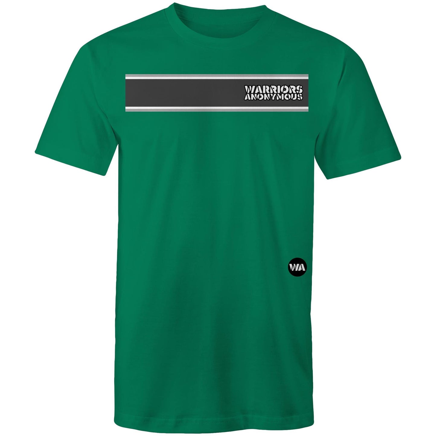 Warriors Anonymous Striped Men's Tee (light colours)