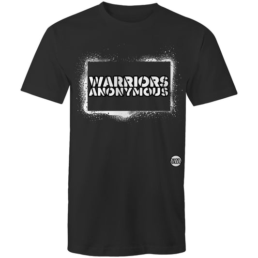 (White) Spray Paint Mens Tee