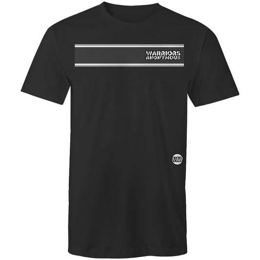 Warriors Anonymous Striped Men's Tee (dark colours)