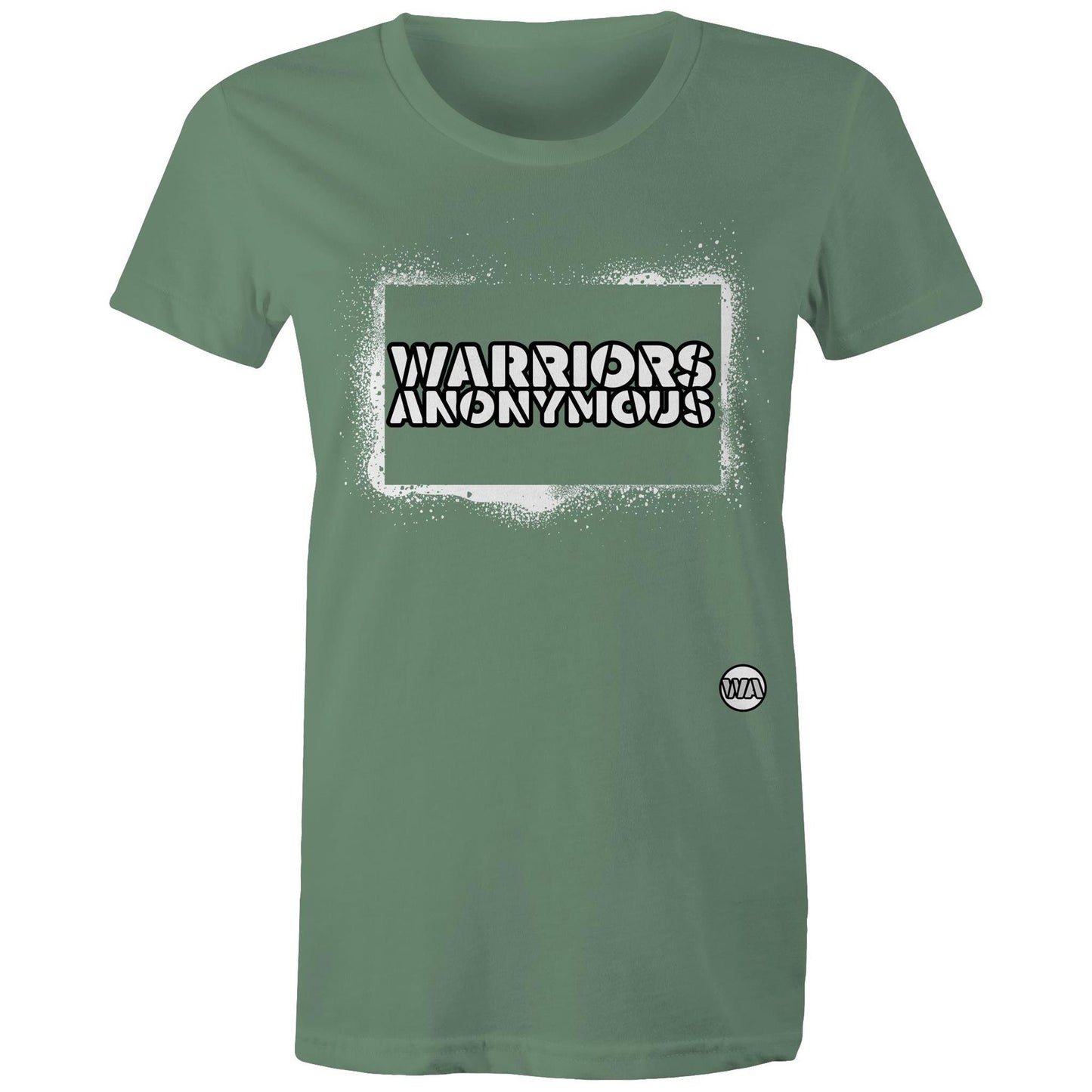 (White) Spray Paint Women's Tee