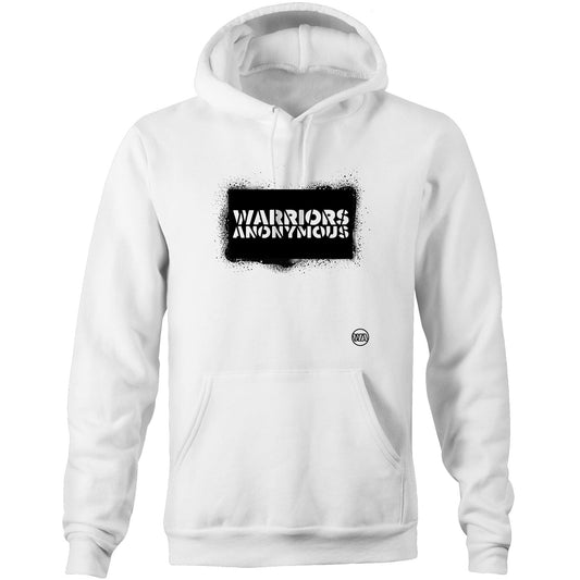 Spray Paint (Black) Unisex Pocket Hoodie
