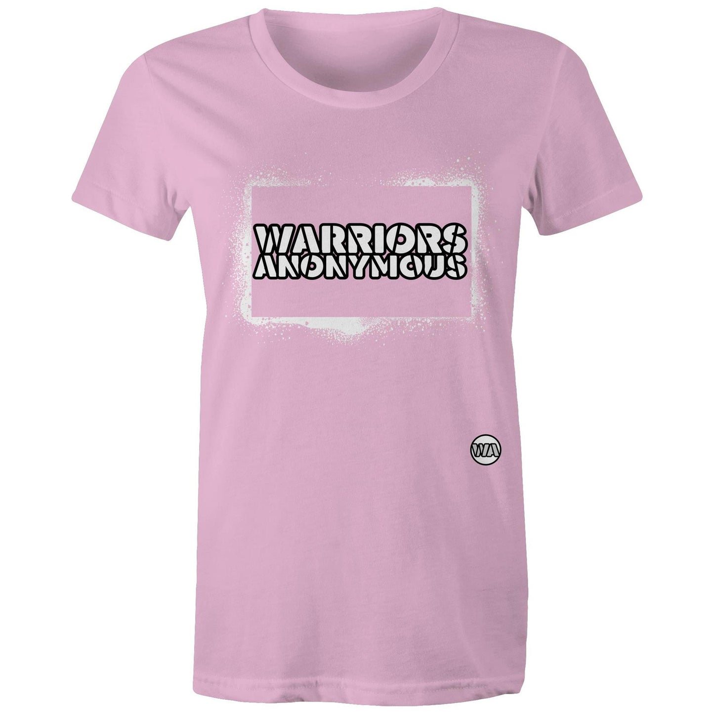 (White) Spray Paint Women's Tee