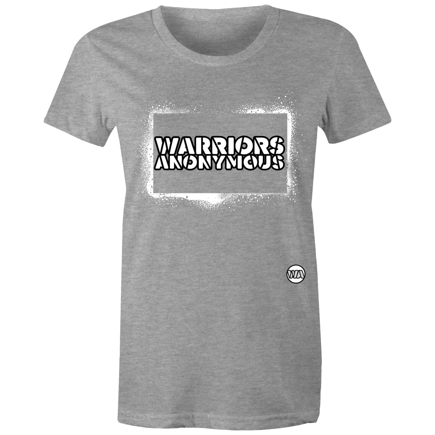 (White) Spray Paint Women's Tee