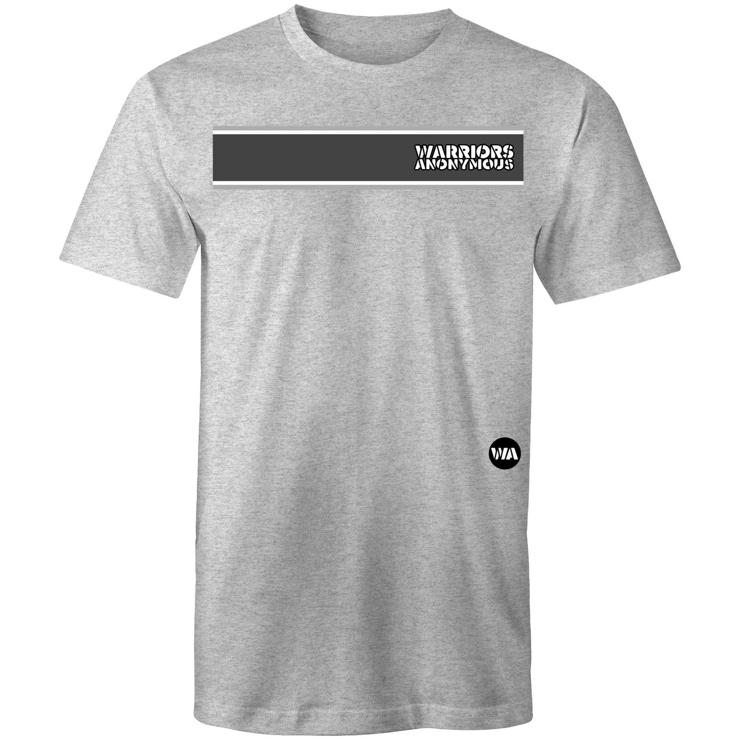 Warriors Anonymous Striped Men's Tee (light colours)