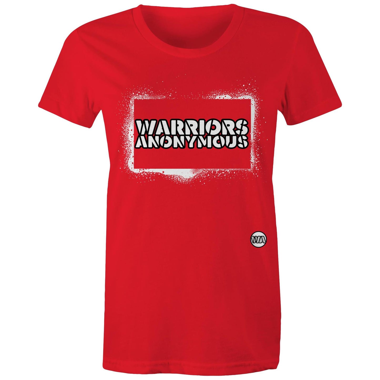 (White) Spray Paint Women's Tee