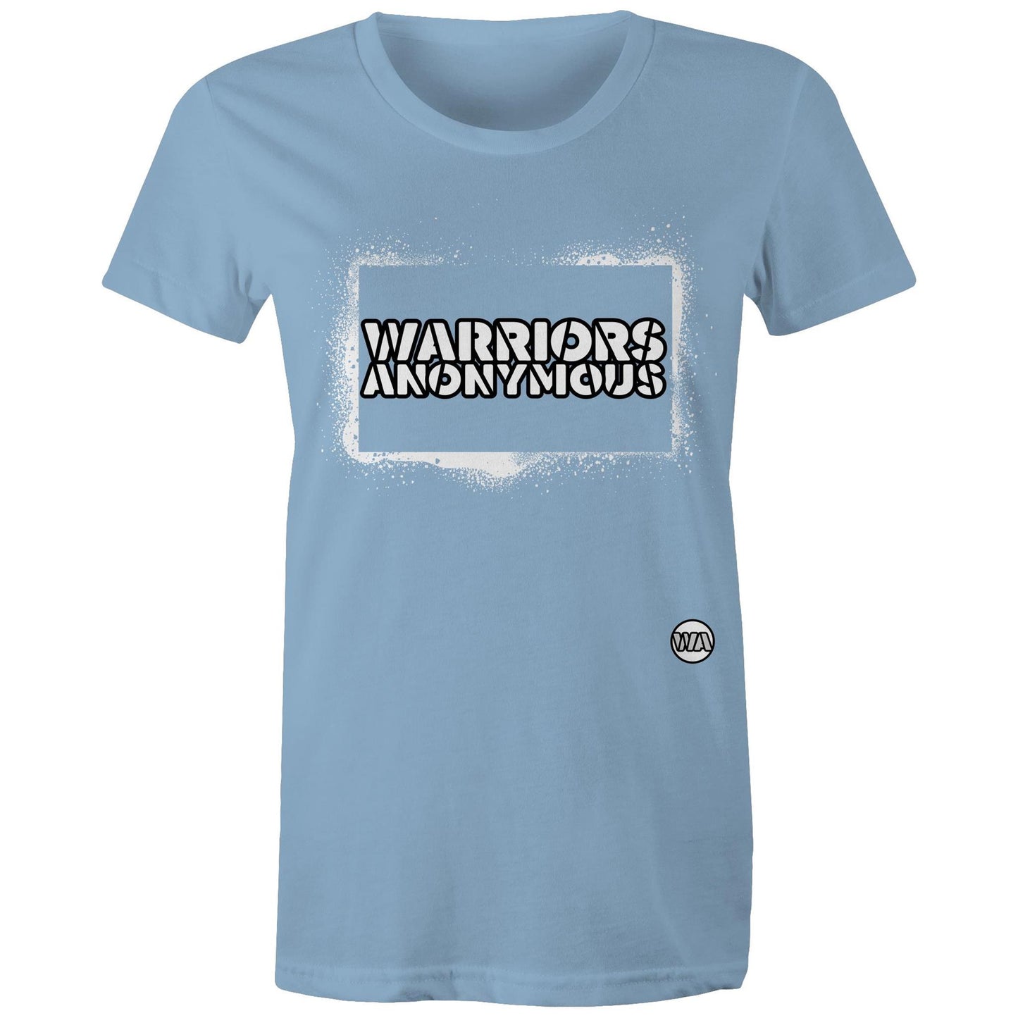 (White) Spray Paint Women's Tee