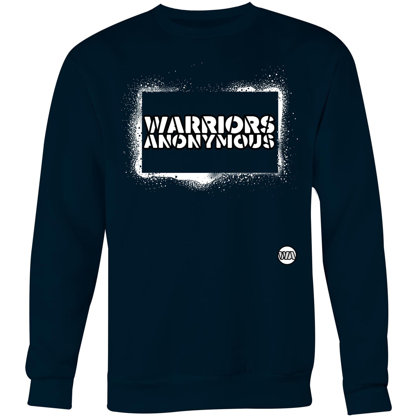 Spray Paint (White) Crew Sweatshirt
