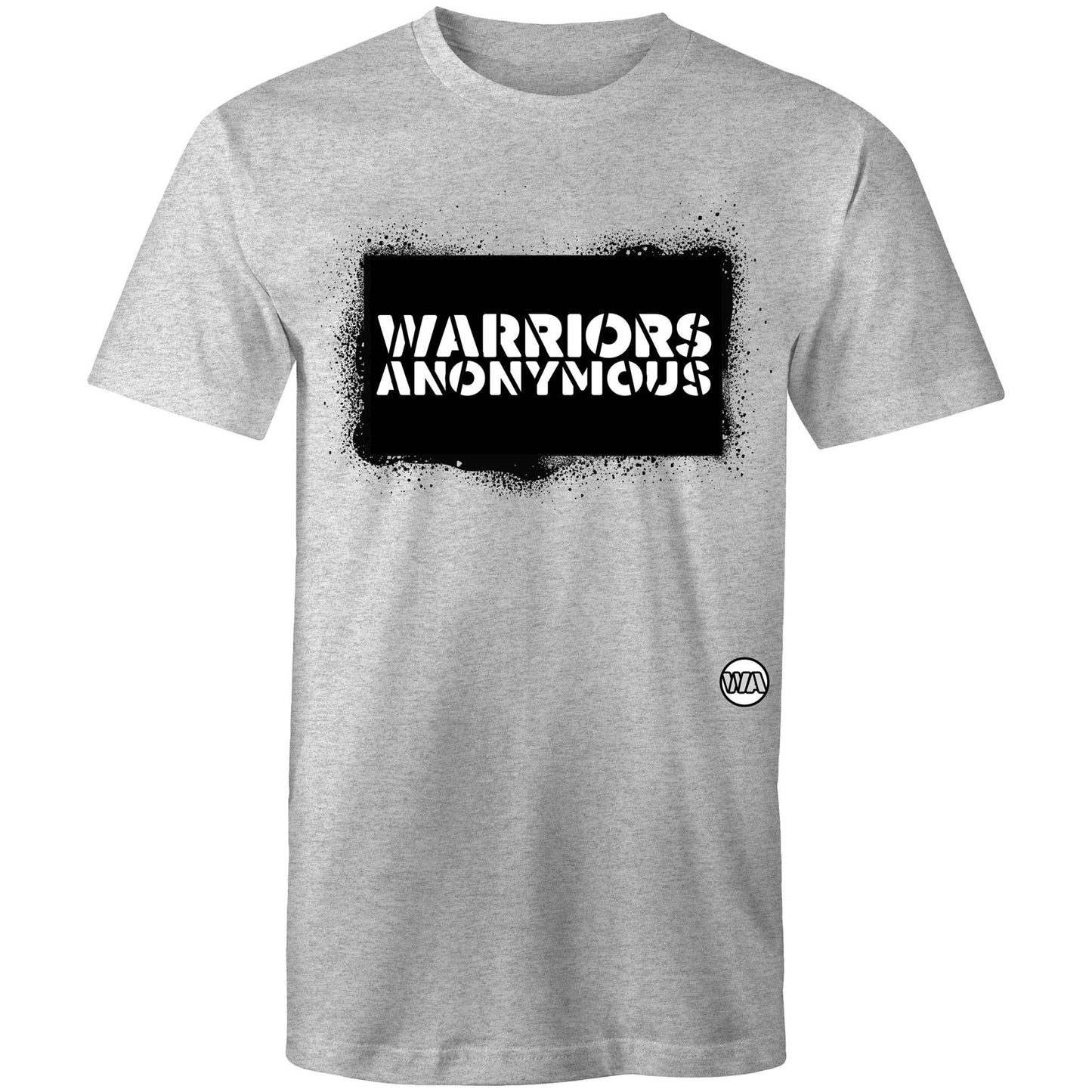 (Black) Spray Paint Mens Tee