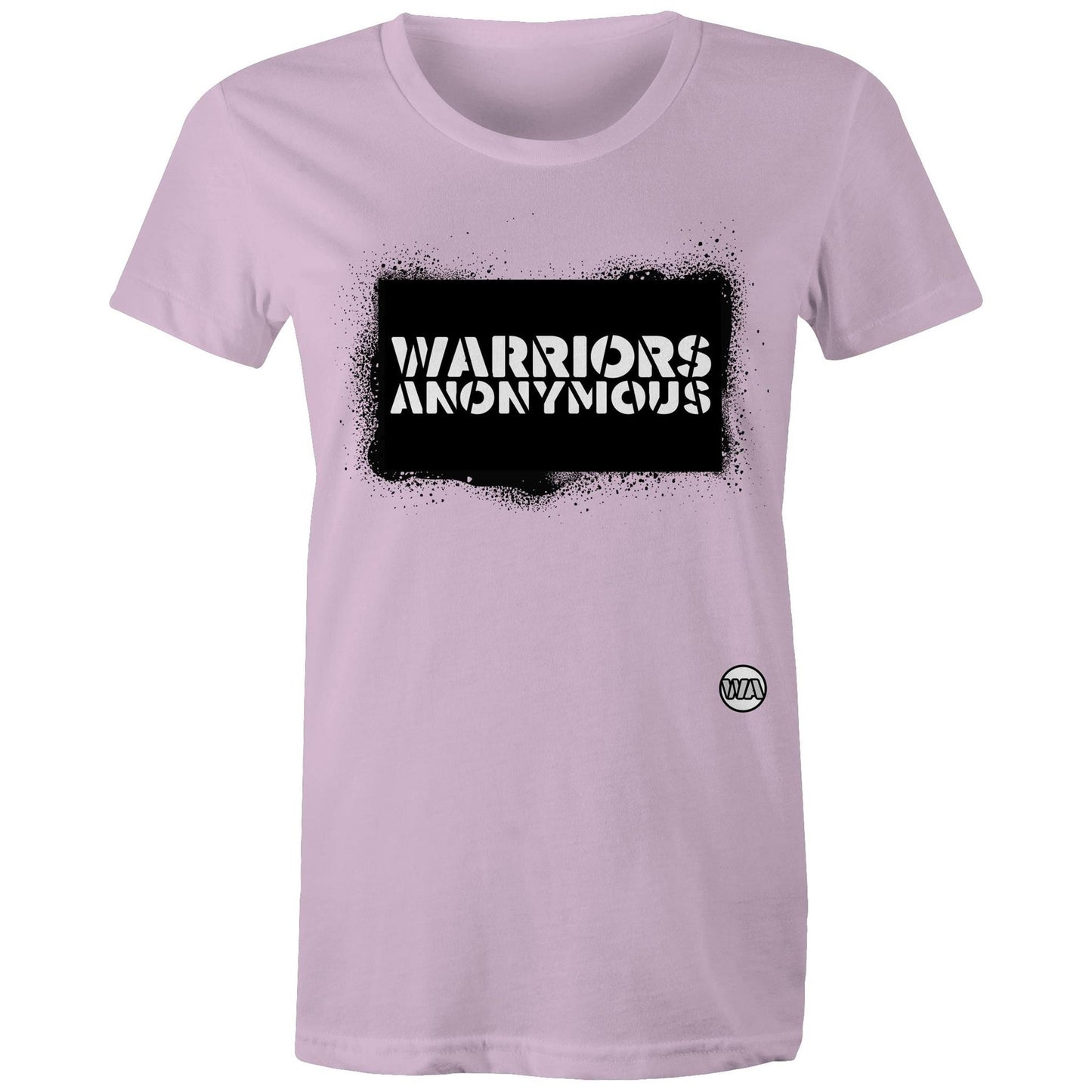 (Black) Spray Paint Women's Tee