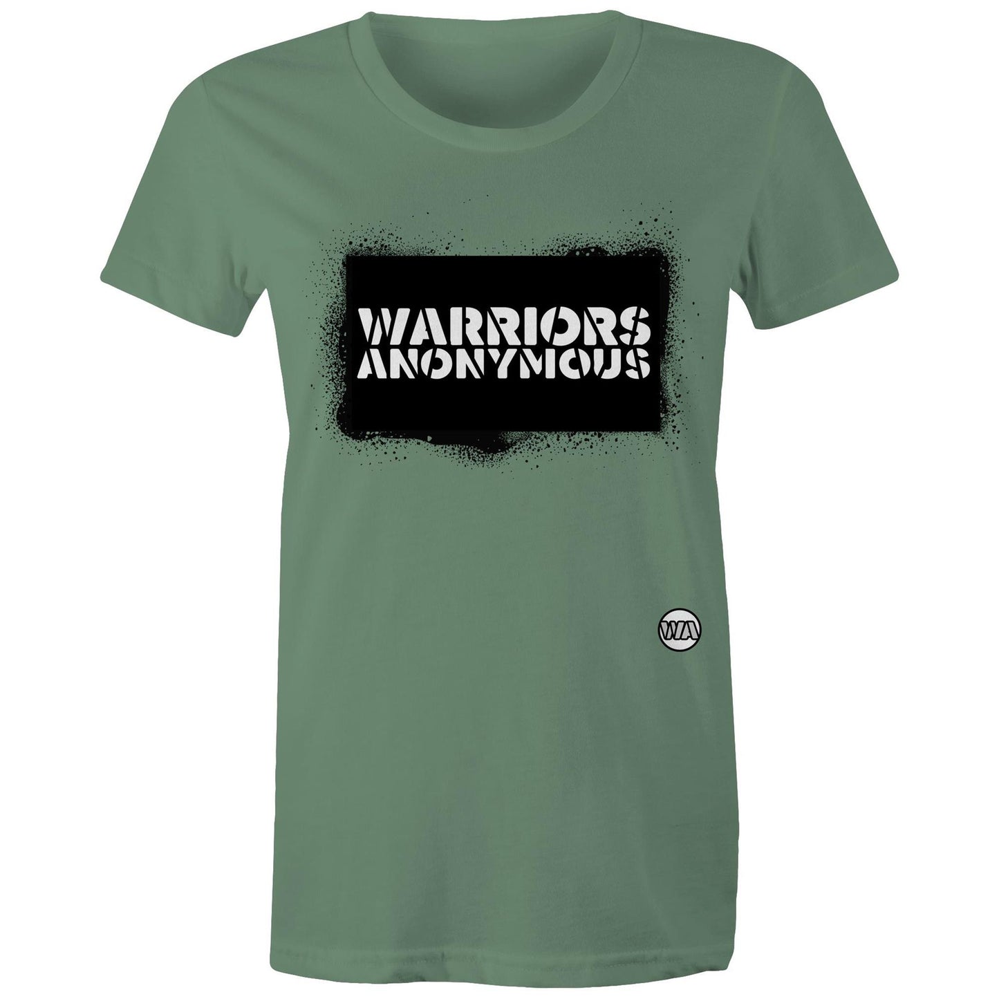 (Black) Spray Paint Women's Tee