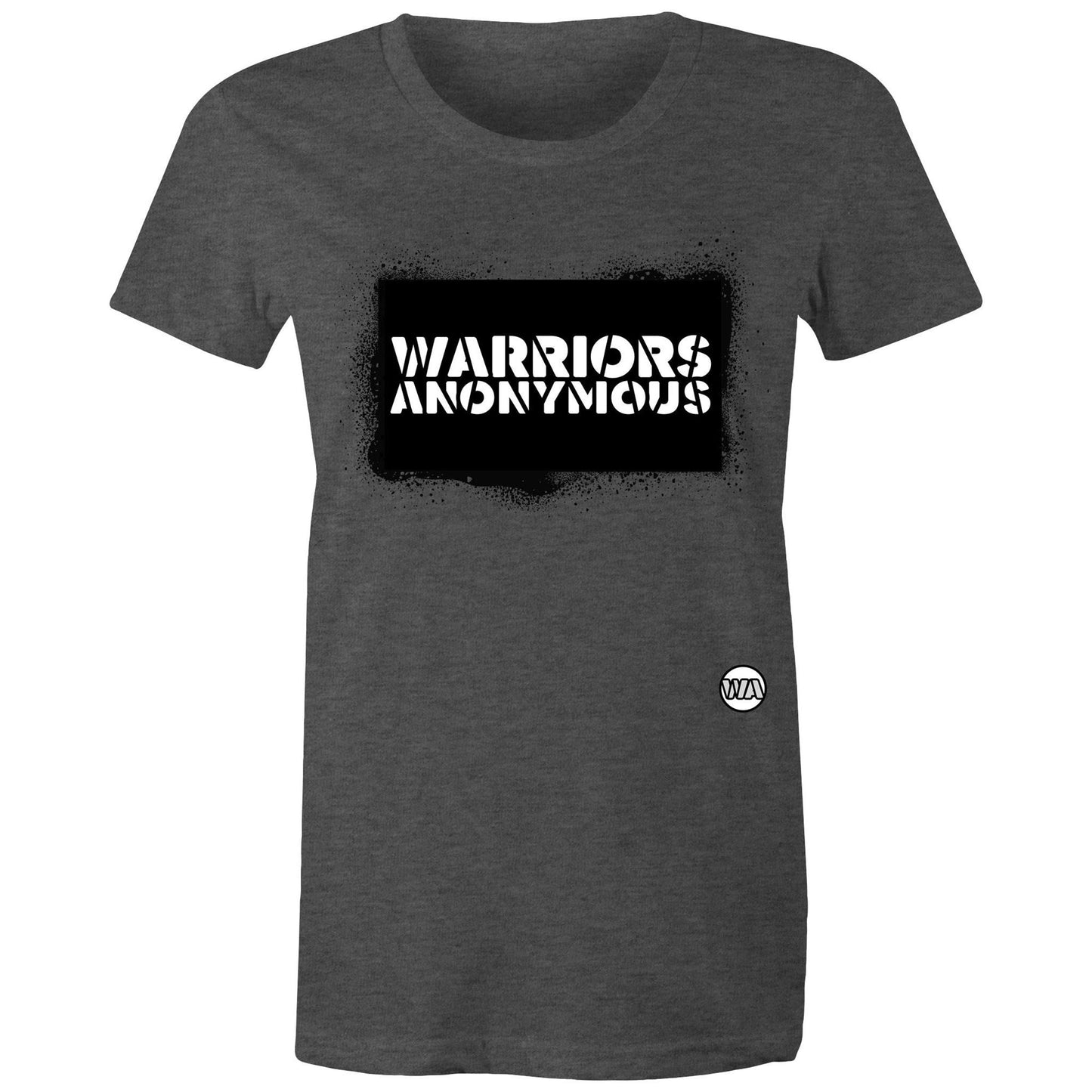 (Black) Spray Paint Women's Tee