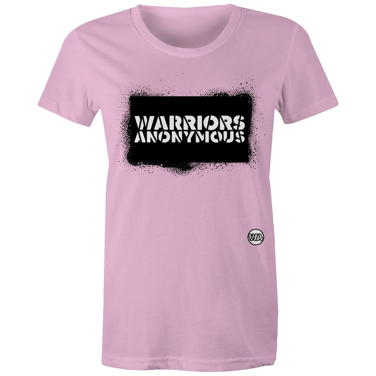 (Black) Spray Paint Women's Tee