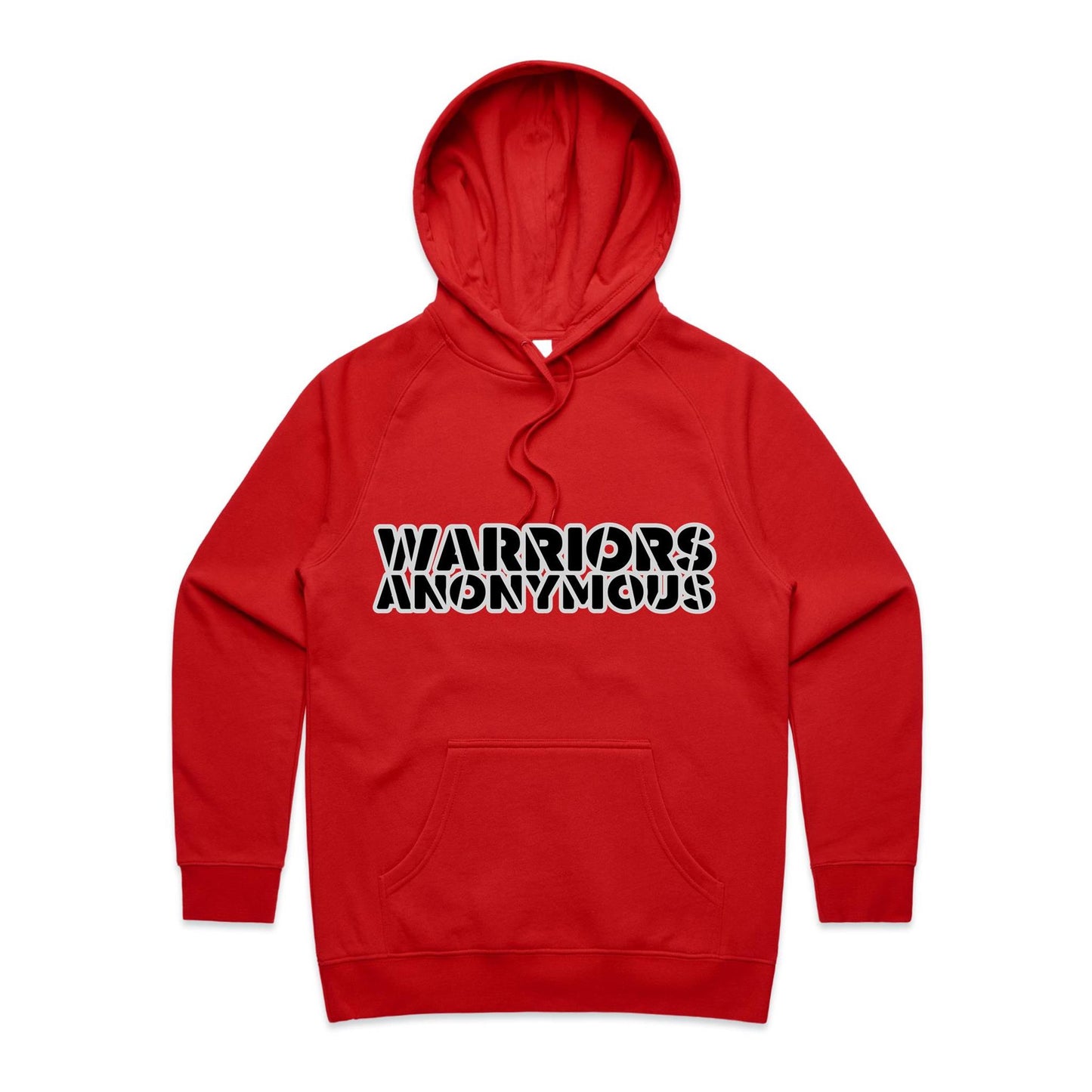 (Black) Warriors Anonymous Women's Hoodie