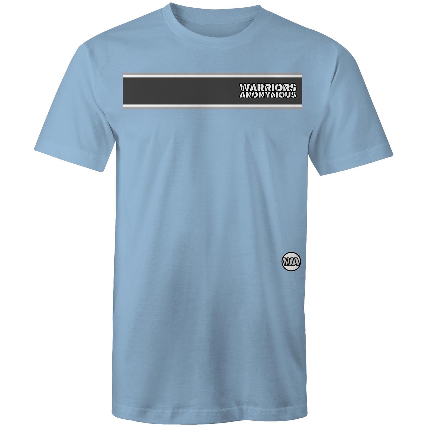 Warriors Anonymous Striped Men's Tee (dark colours)