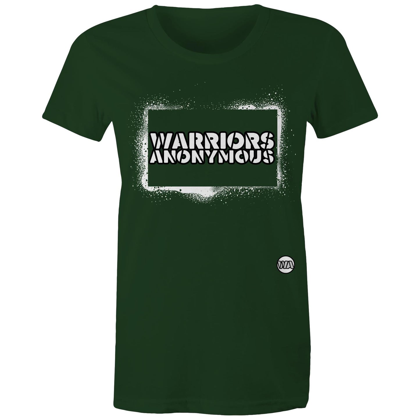 (White) Spray Paint Women's Tee