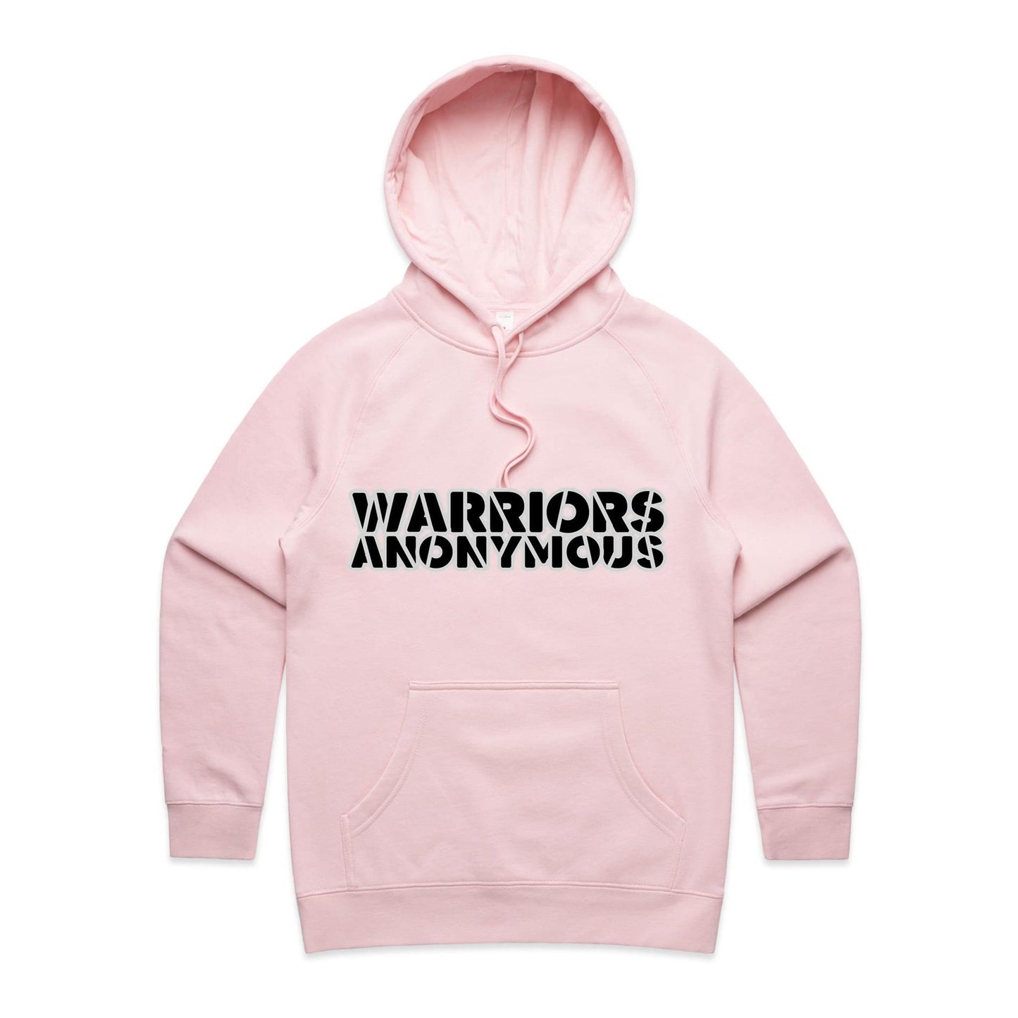 (Black) Warriors Anonymous Women's Hoodie
