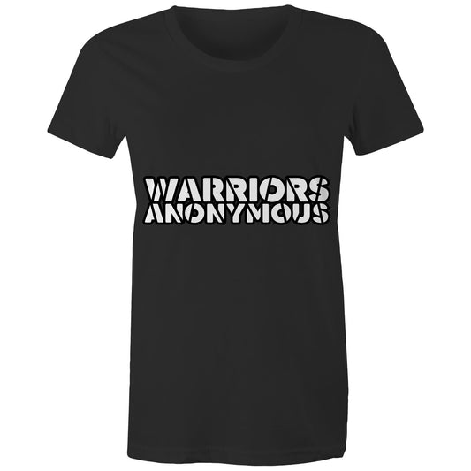 (White) 'Warriors Anonymous' Women's Tee