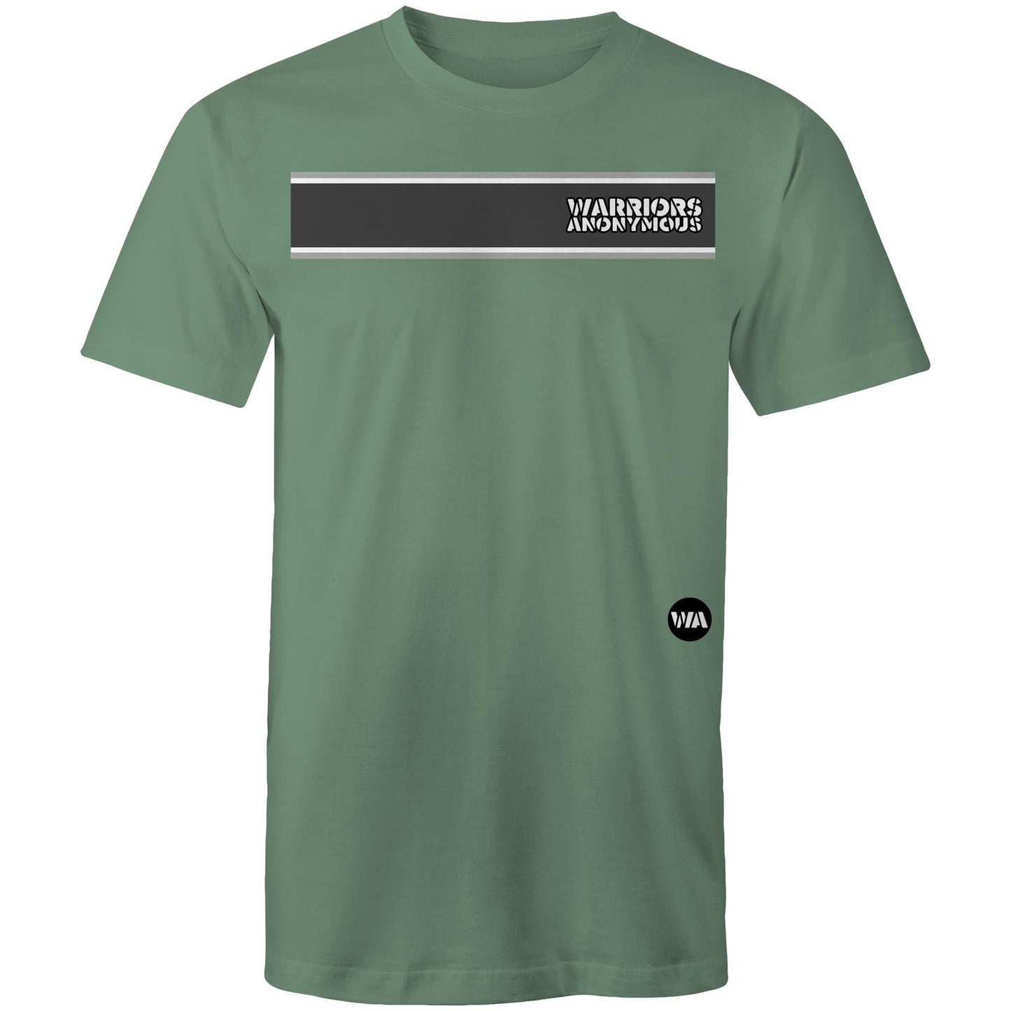Warriors Anonymous Striped Men's Tee (light colours)