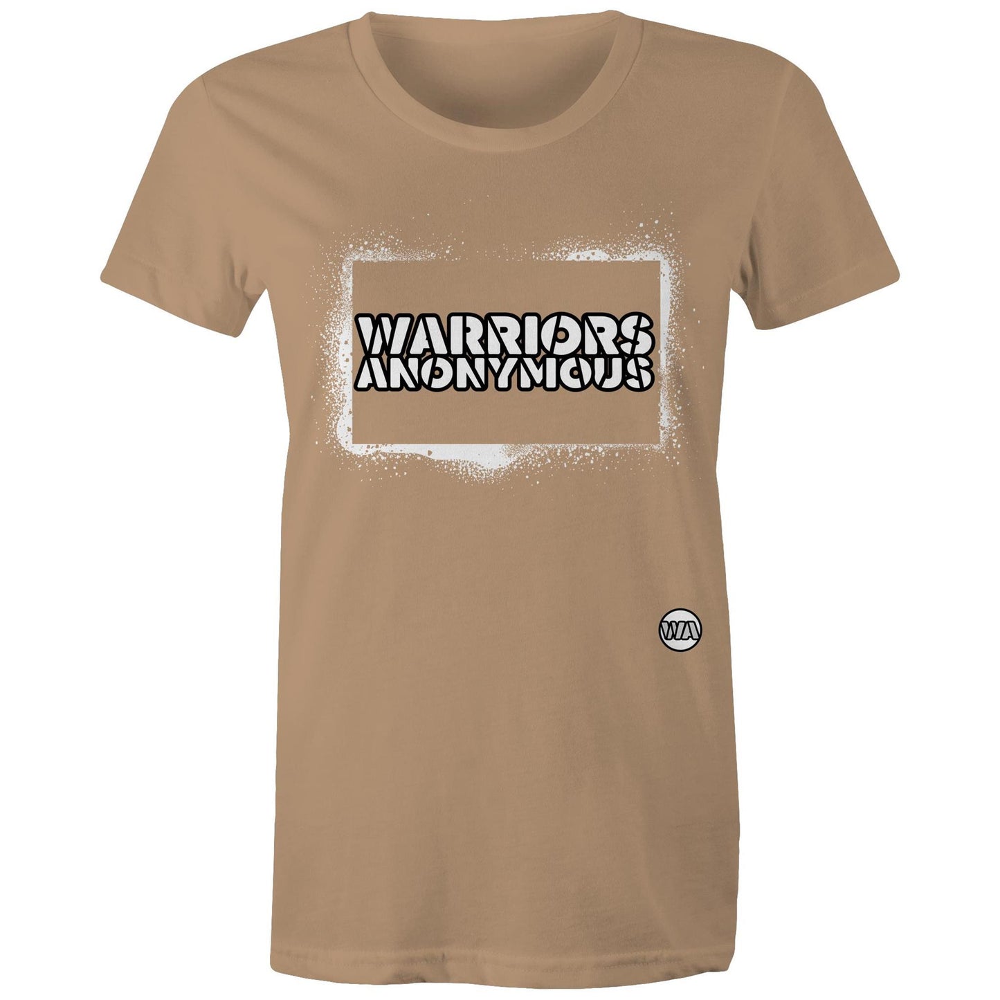 (White) Spray Paint Women's Tee
