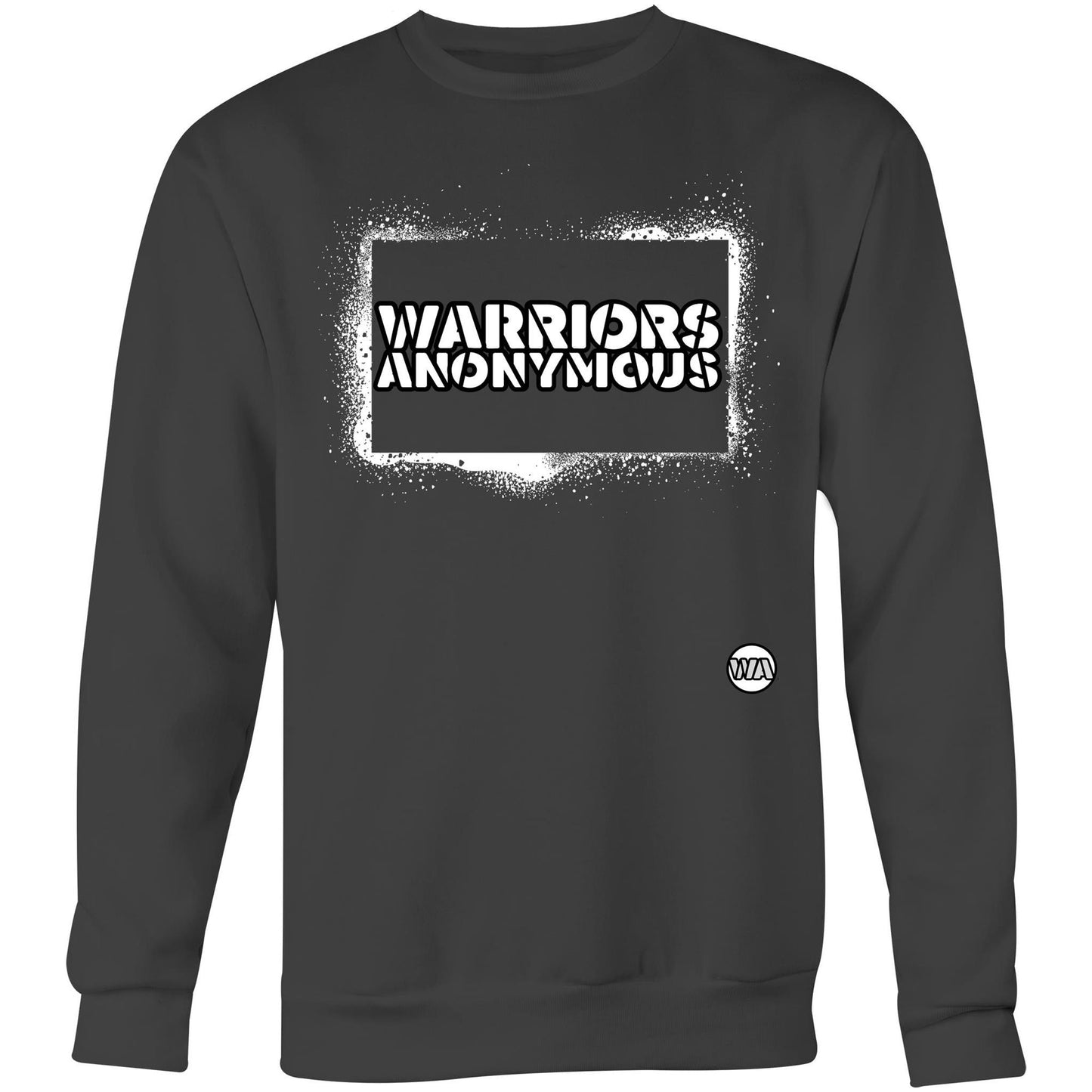 Spray Paint (White) Crew Sweatshirt