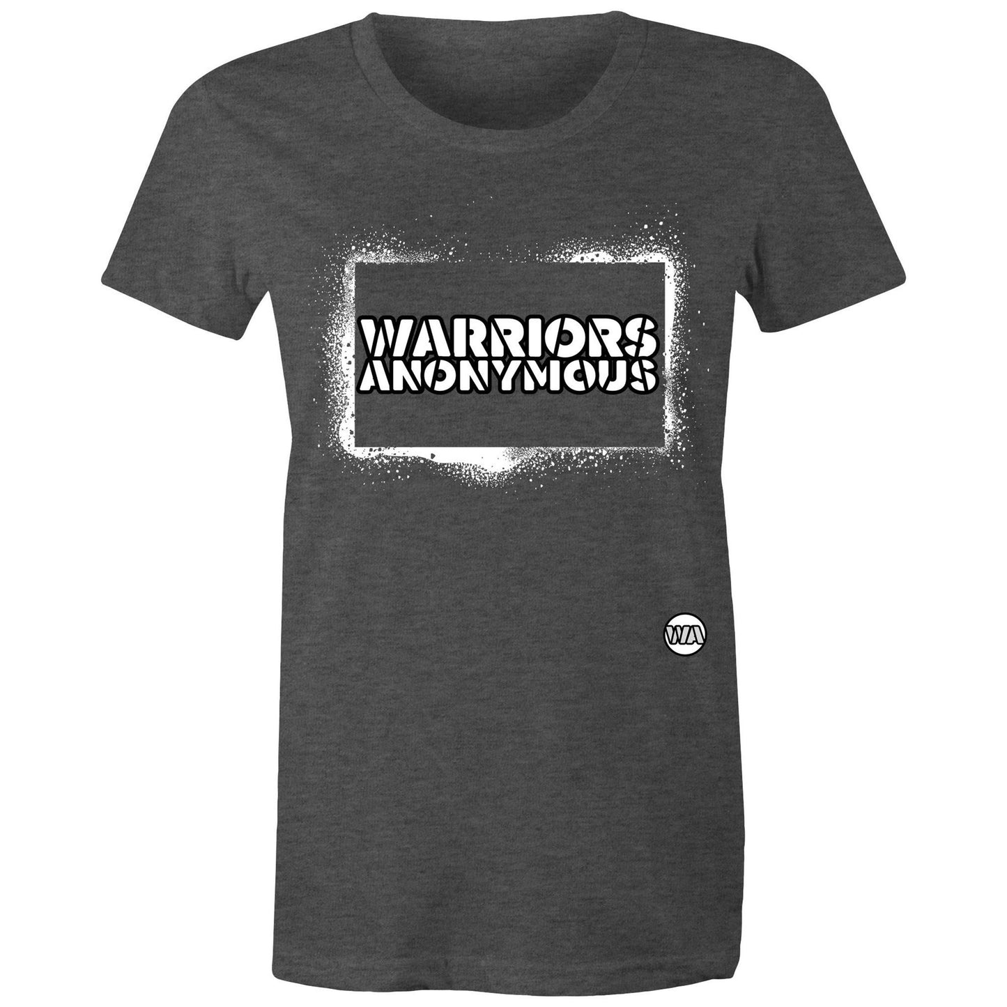 (White) Spray Paint Women's Tee