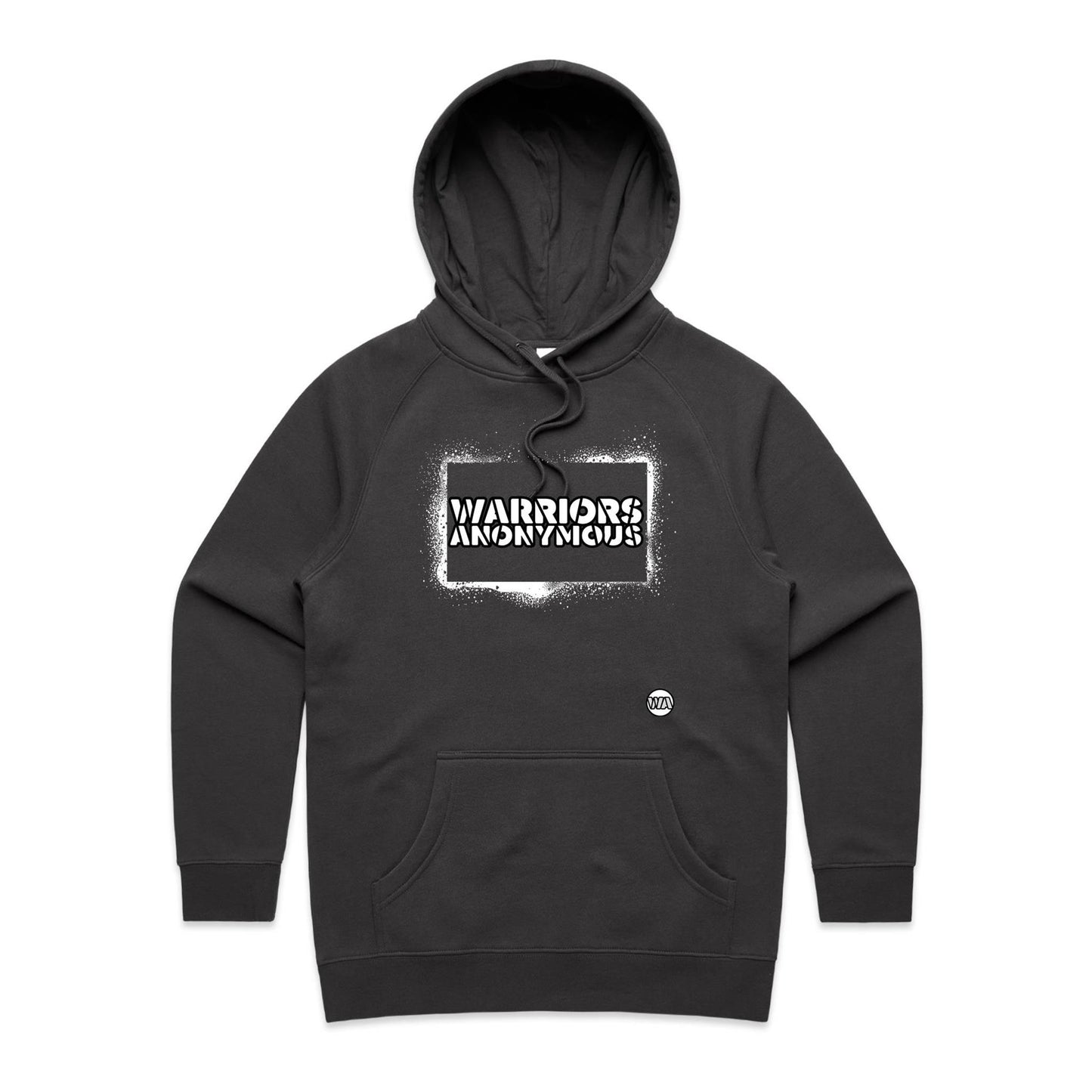 (White) Spray Paint Women's Hoodie