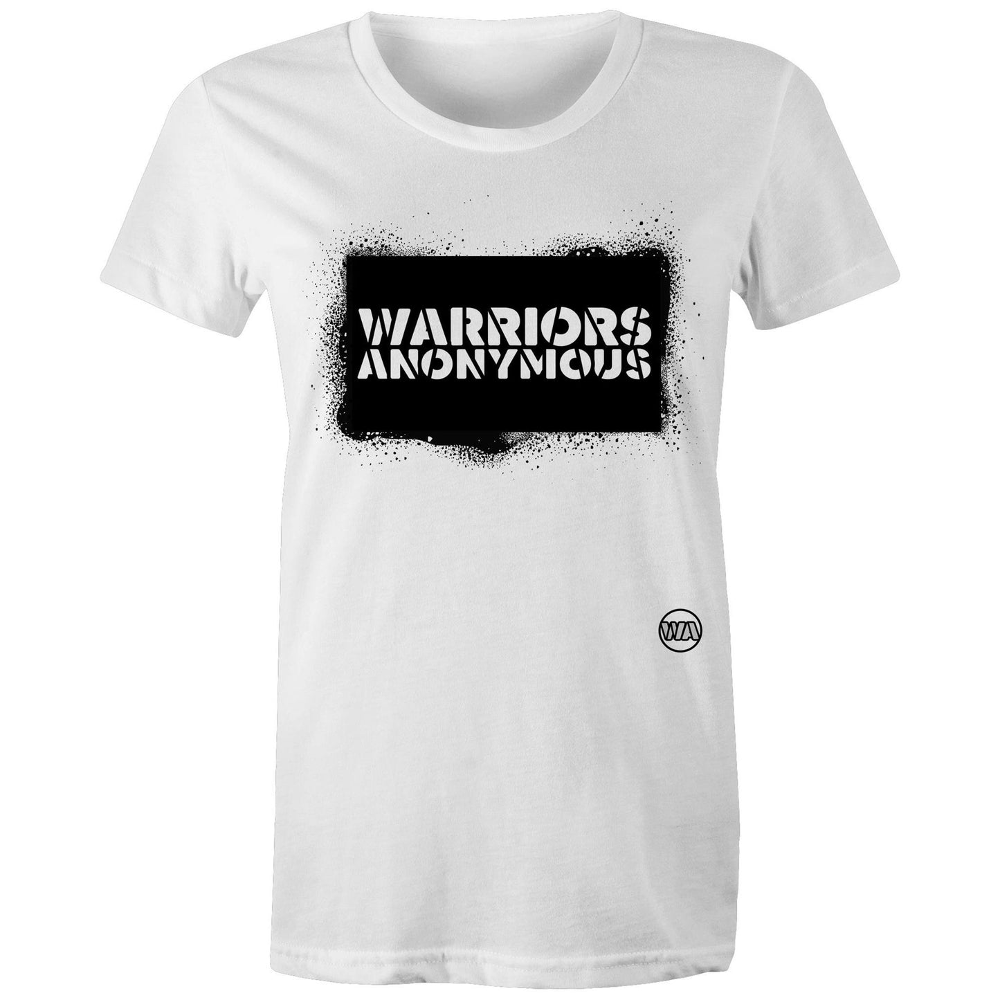 (Black) Spray Paint Women's Tee