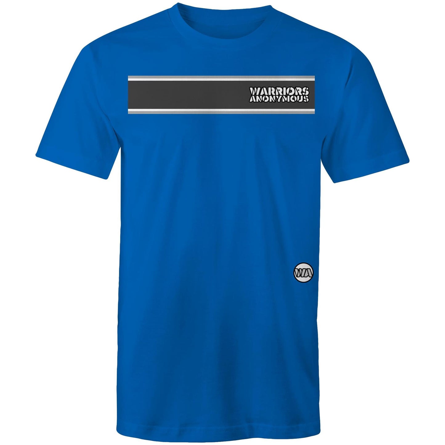 Warriors Anonymous Striped Men's Tee (dark colours)