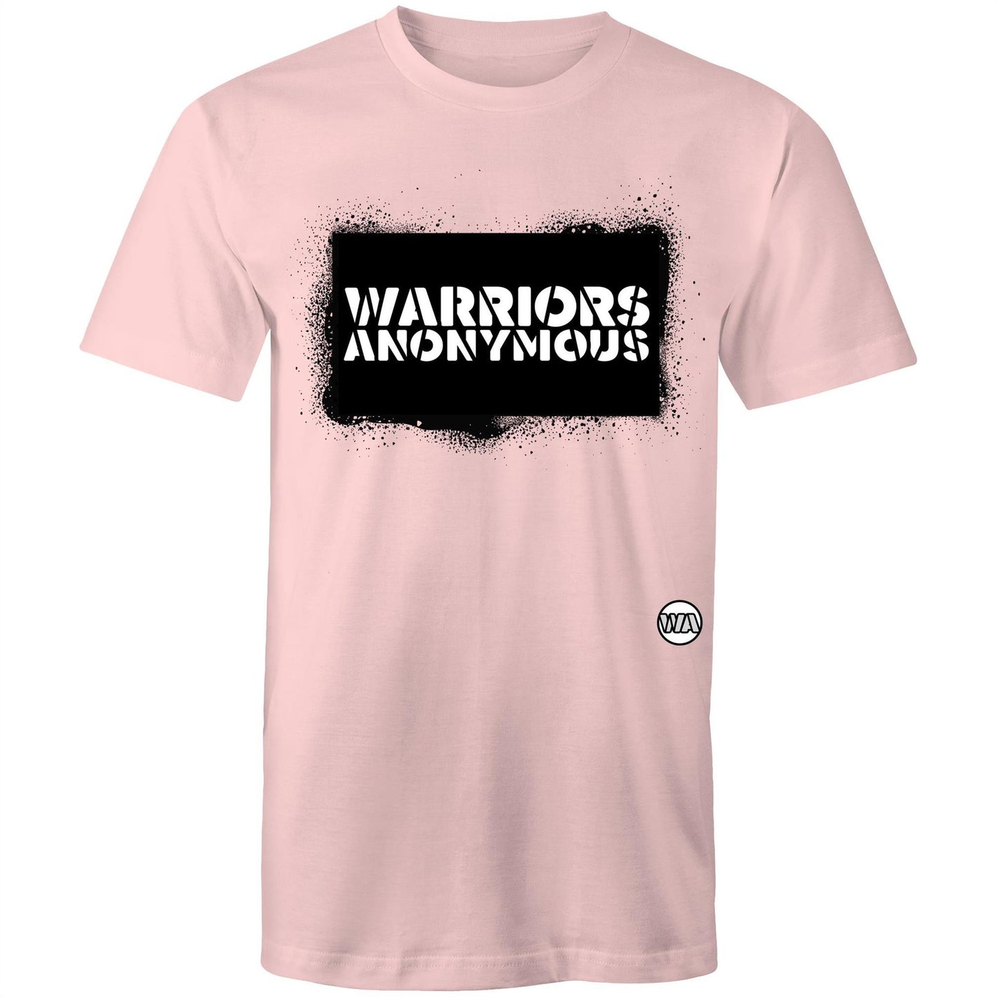 (Black) Spray Paint Mens Tee