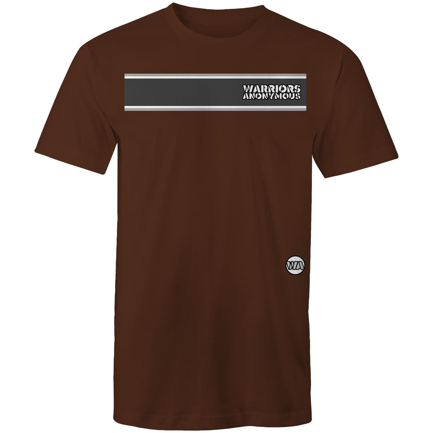 Warriors Anonymous Striped Men's Tee (dark colours)