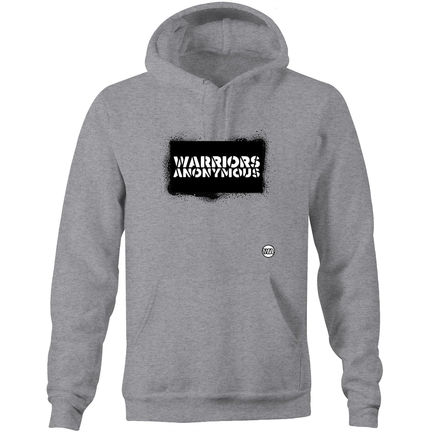 Spray Paint (Black) Unisex Pocket Hoodie