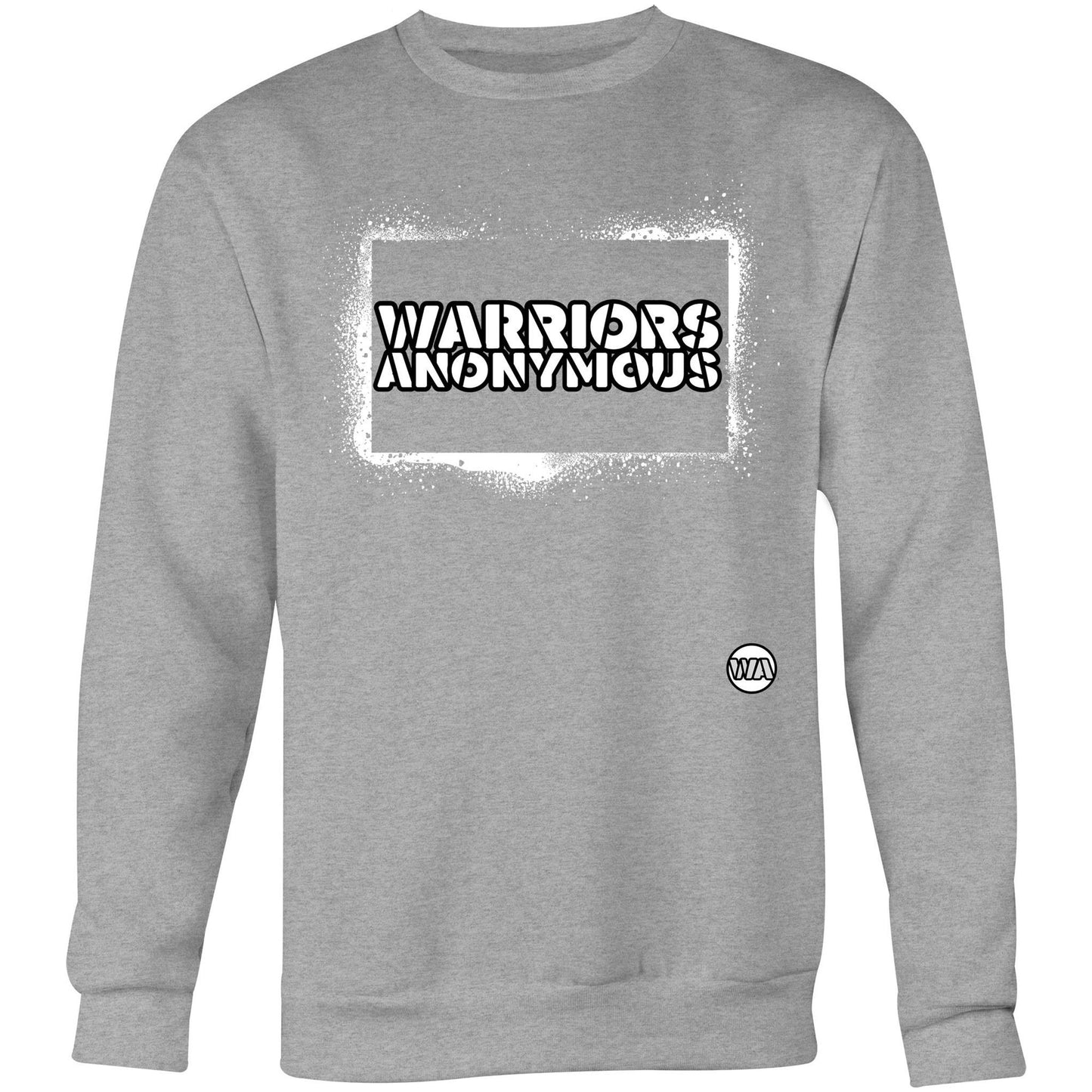 Spray Paint (White) Crew Sweatshirt