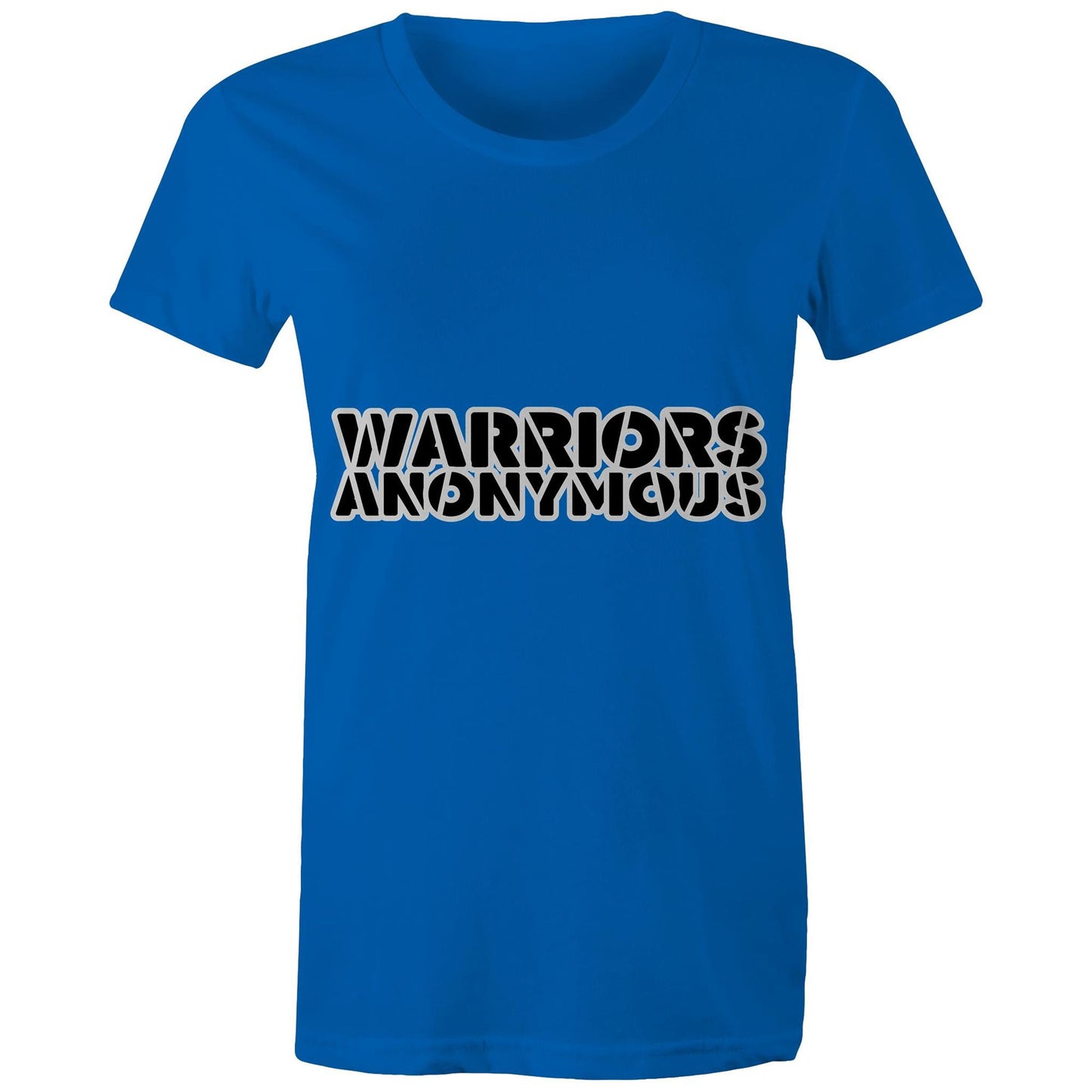 (Black) 'Warriors Anonymous' Women's Tee