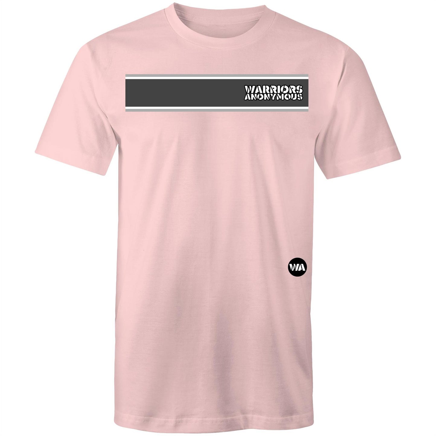 Warriors Anonymous Striped Men's Tee (light colours)