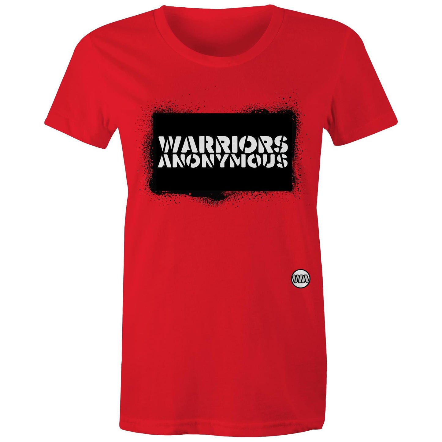 (Black) Spray Paint Women's Tee