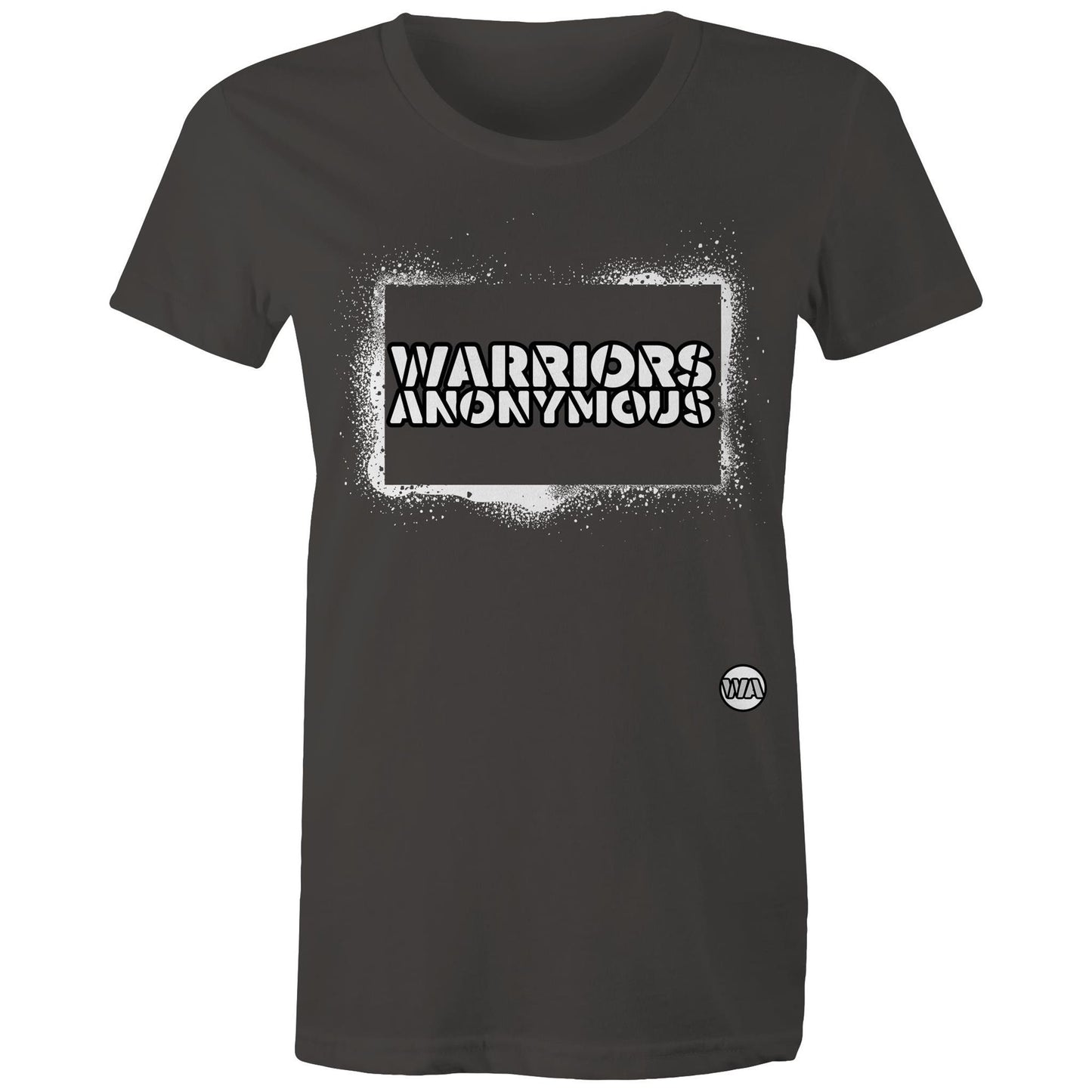 (White) Spray Paint Women's Tee