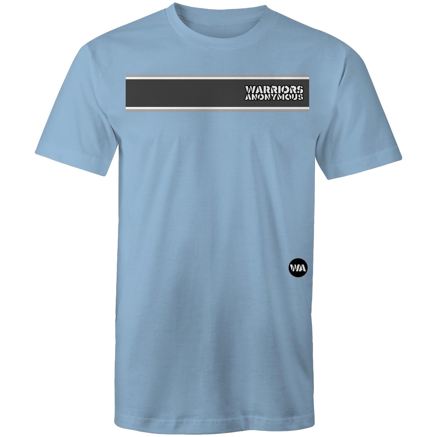 Warriors Anonymous Striped Men's Tee (light colours)