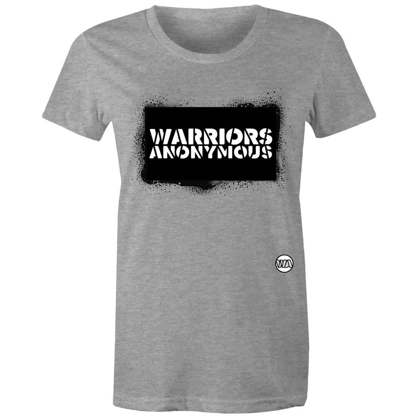 (Black) Spray Paint Women's Tee