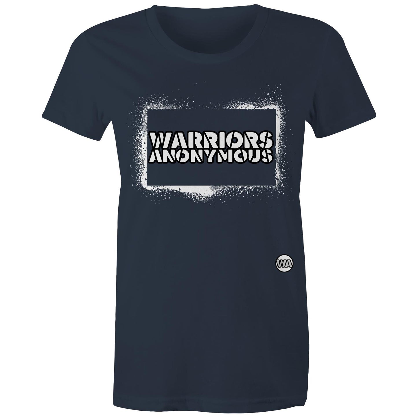 (White) Spray Paint Women's Tee